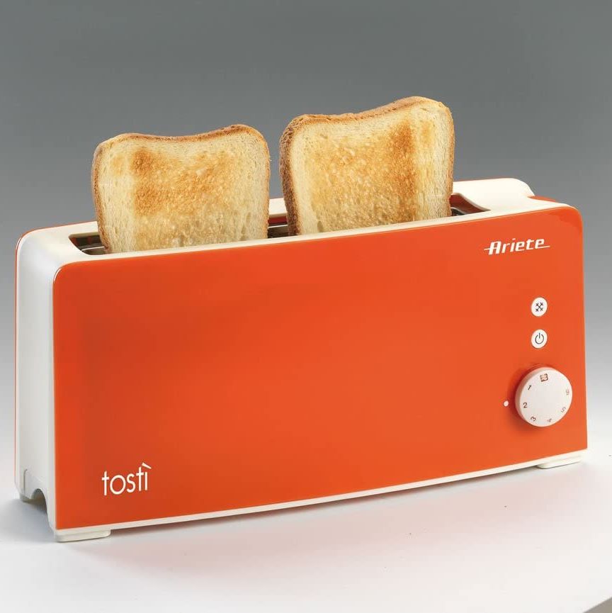 Ariete Long Slot Toaster, Orange, ARI-127/OR