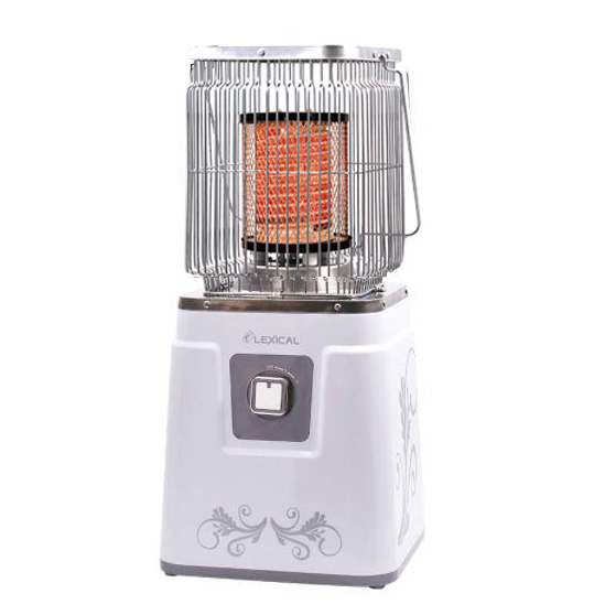 Lexical Cermaic Heater With Protective, 2000W, White, SK436W