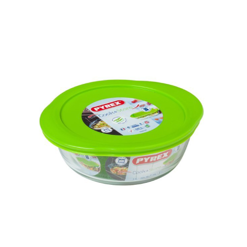 Pyrex Round Dish with Lid 20 cm 1.0 L, 207P000