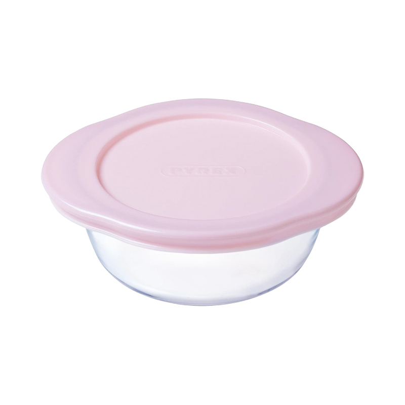 Pyrex Glass Container Tupperware Round Baby Food  0.35 L, 217269