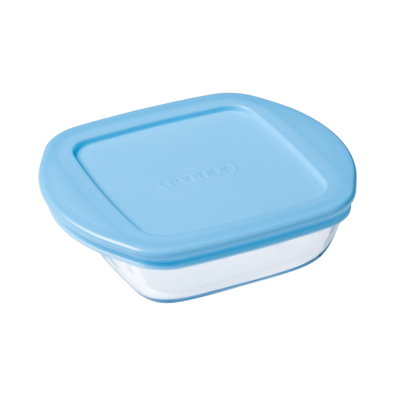 Pyrex Glass Container Tupperware Square Baby Food 0.35 L, 217270