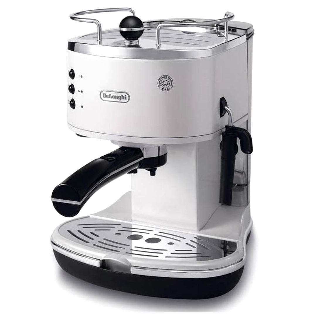 Delonghi Icona Pump Espresso Machine Color 1100 W White, DKE-EC0310W