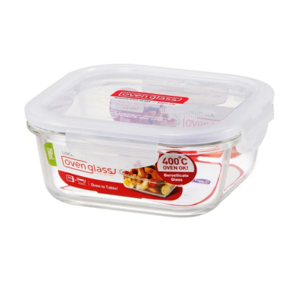 Lock and Lock 750 ml Glass Lunch Box for Microwave Oven, HCLLG224