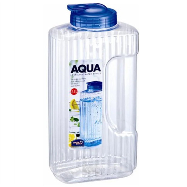 Lock & Lock Plastic Transparent Water Bottle 2100ML, HCAP736