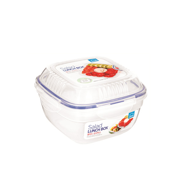 Lock and Lock Salad Lunch Box with Divided Tray, HCHSM8440T