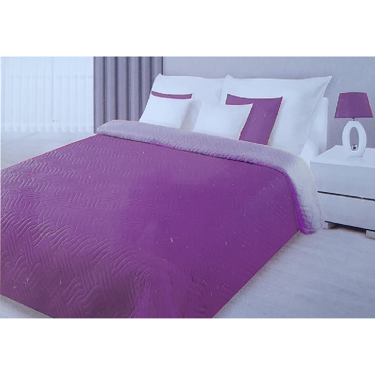 Home Linen Windsor  Bedspread Duo + Pillow Case 180x230 Cm, 5283000853356 Purple