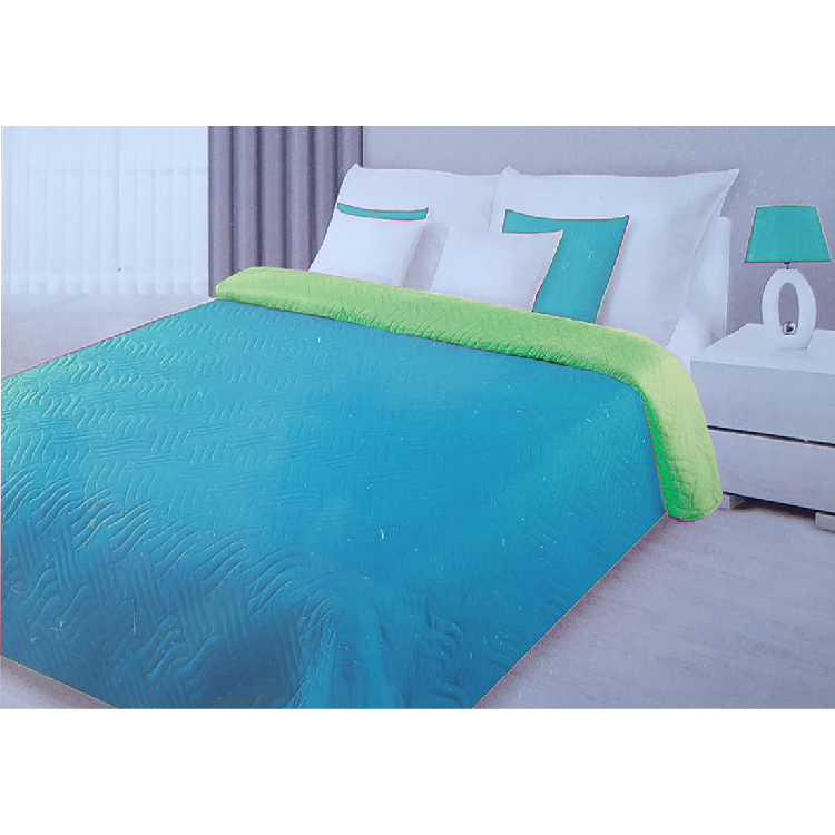 Home Linen Windsor  Bedspread Duo + Pillow Case 180x230 Cm, 5283000853356 Blue Green