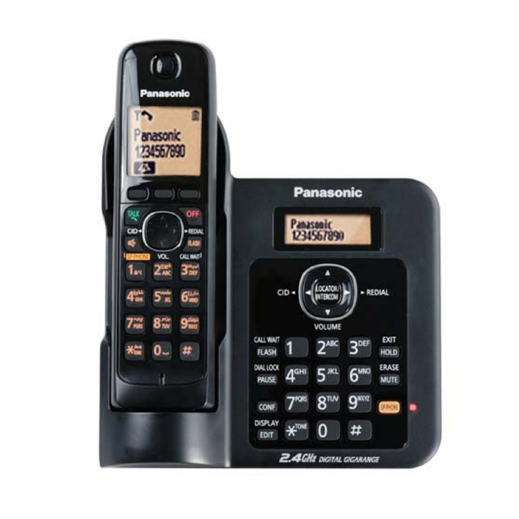 Panasonic Cordless Phone (Black), KX-TG3811