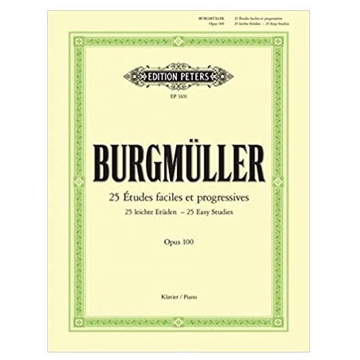 Edition Peters Burgmüller Etüden Piano Book, P3101