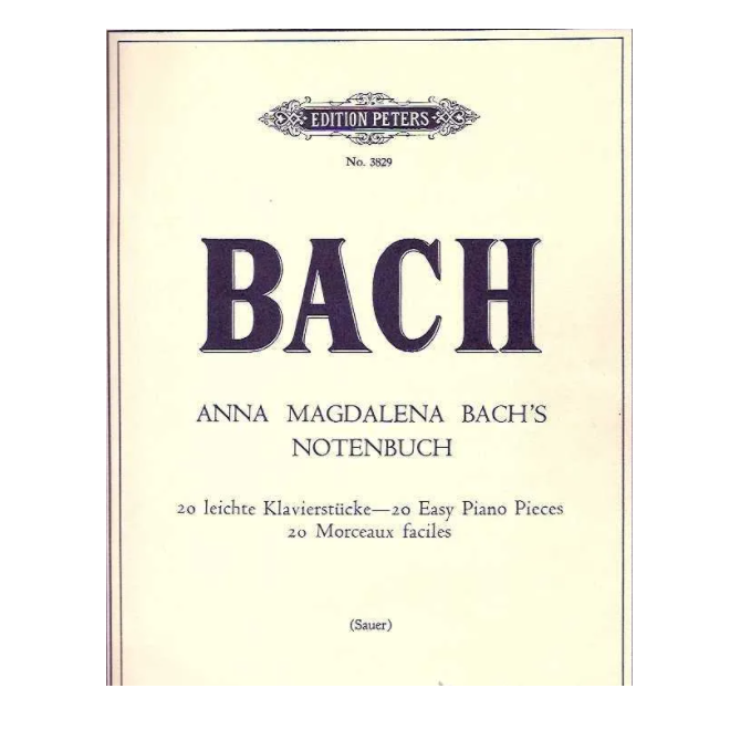Bach Anna Magdalena Bachs Notenbuch Piano Book, P3829