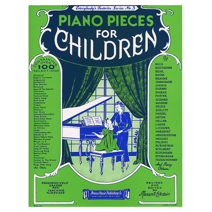 Music Sales Eckstein Maxwell - Piano Pieces For Children - Everybody's Favorite Series No. 3, PIANO-PCS