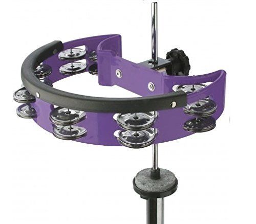 Stagg Drumset 1/2 Moon Tambourine – Purple, TAB-D