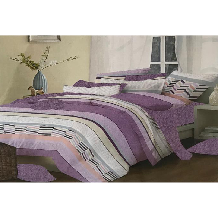 Coventry 4 pcs double | White/Pink/Purple, 2120WPP