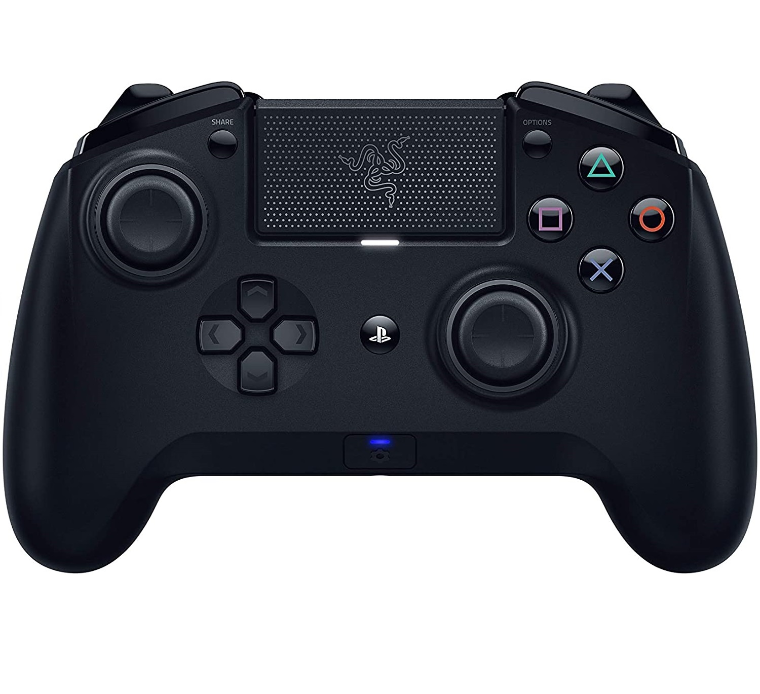 Razer Wireless PS4 Controller Raiju Tournament Ed, Bluetooth and wired controller, Extra Buttons For Expert Control, RAZ-02610400