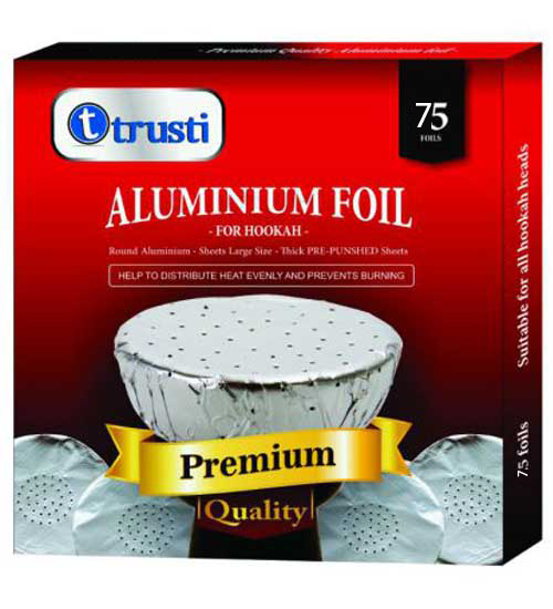 Trusti Aluminium Foil 75Pcs Regular, 47825