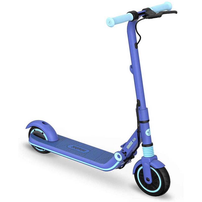 Segway Ninebot eKickScooter ZING, Electric Kick Scooter for Kids, Teens, Boys and Girls, Lightweight and Foldable, E8-Blue