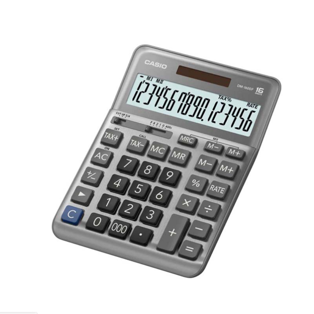 Casio Calculator The Standard For Business, DM-1600F