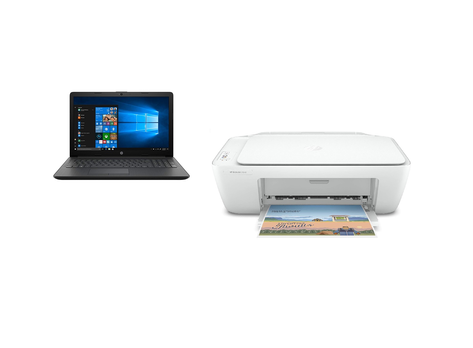 HP Laptop 15.6-inch LED, Celeron N4000, 4GB RAM, 500 GB HDD, 15-DA0336NIA + Free D2320 HP Printer