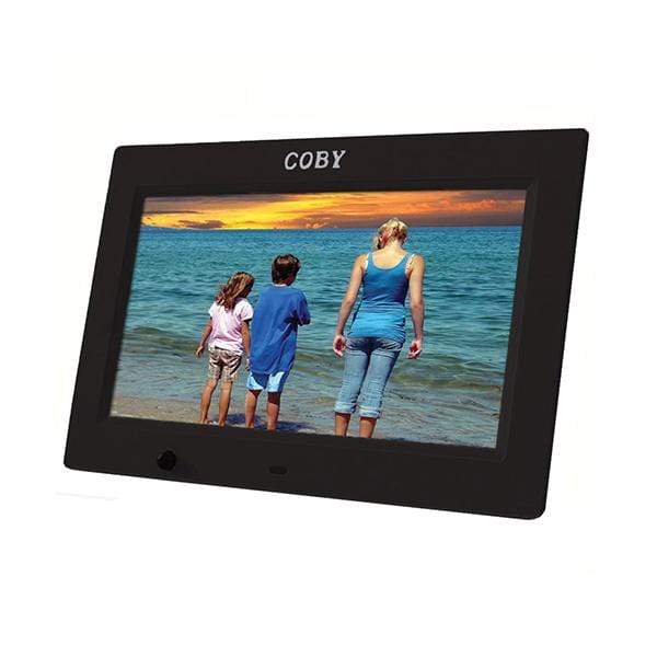 Coby Digital Photo Frame 10.1 inch with Remote Clock Calendar Alarm, Motion Sensor, DP1025