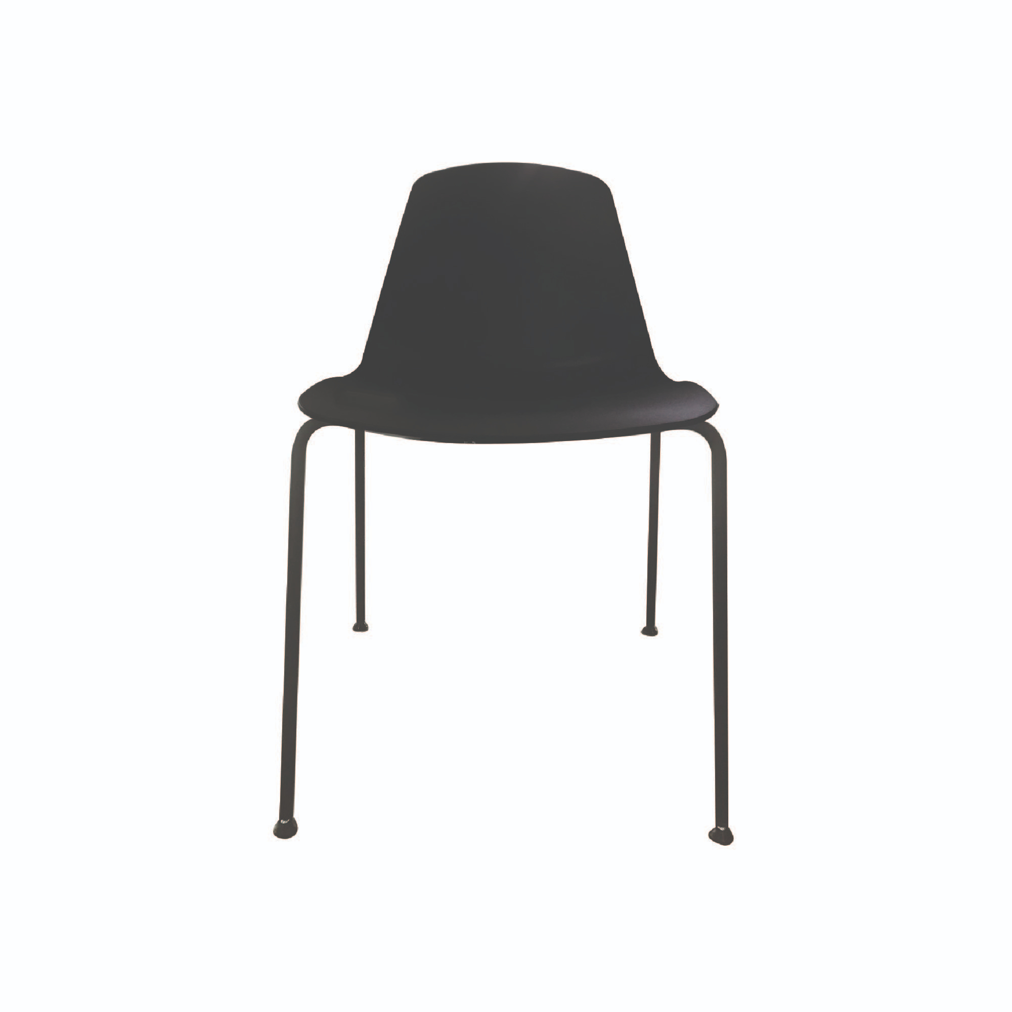 KC Chair 4 Legs Black Coated , EPFN02