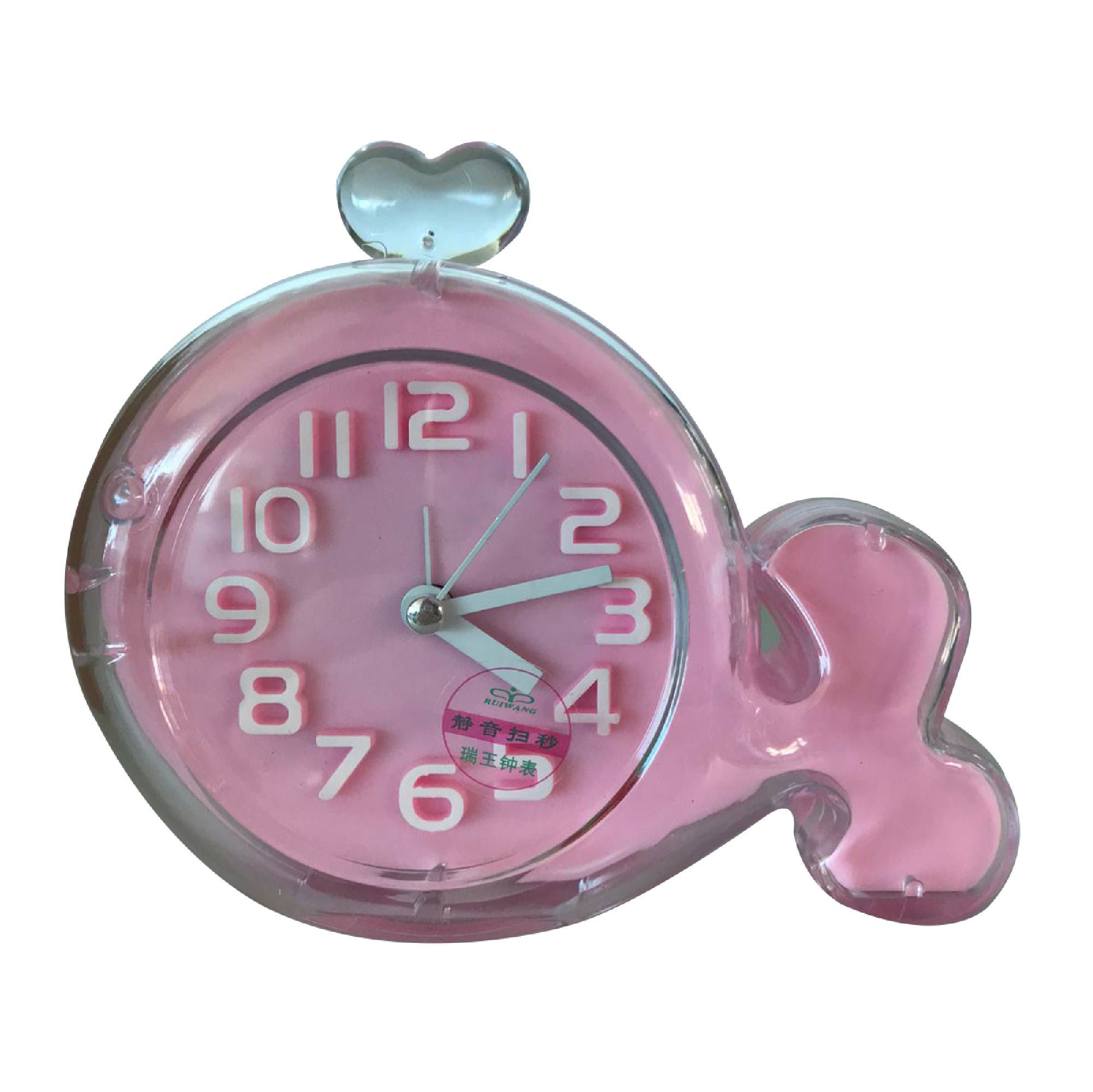 Ruiwang Clock Alarm Clock Pink, NO881