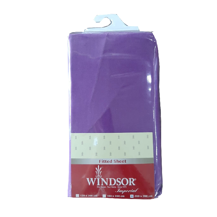Windsor Purple Fitted Sheet Assorted King, WIN-4604PR