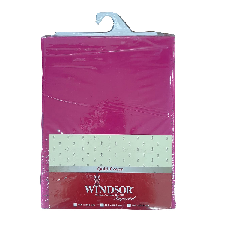 Windsor Fuchia Quilt Cover Assorted Single, WIN-4611F