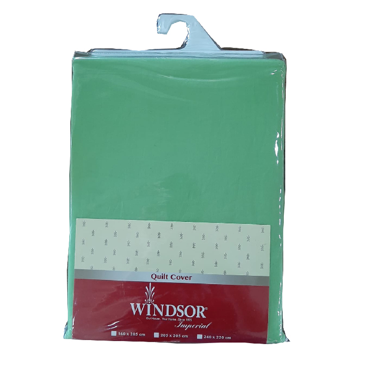 Windsor Light Green Quilt Cover Assorted Single, WIN-4611LG
