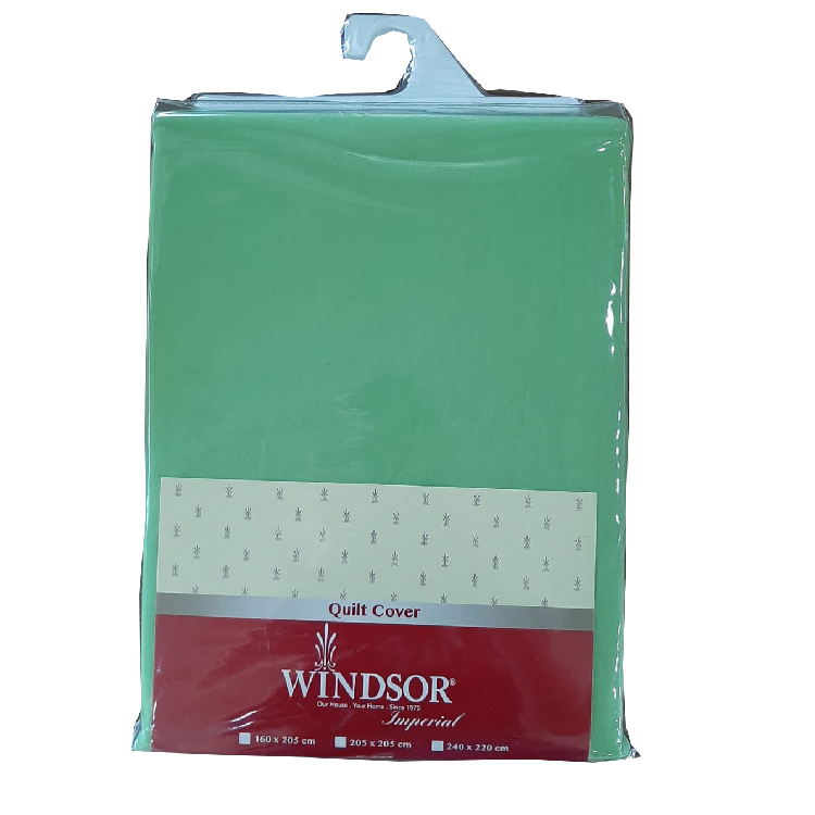 Windsor Light Green Quilt Cover Assorted Double, WIN-4628LG