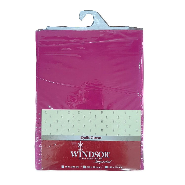 Windsor Fuchia Quilt Cover Assorted Double, WIN-4628F