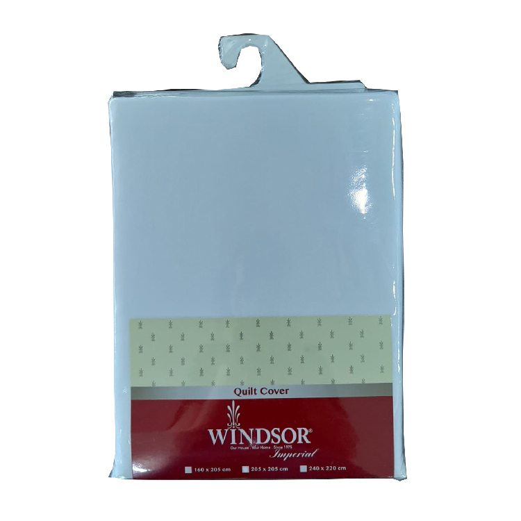 Windsor White Quilt Cover Assorted King, WIN-4635W