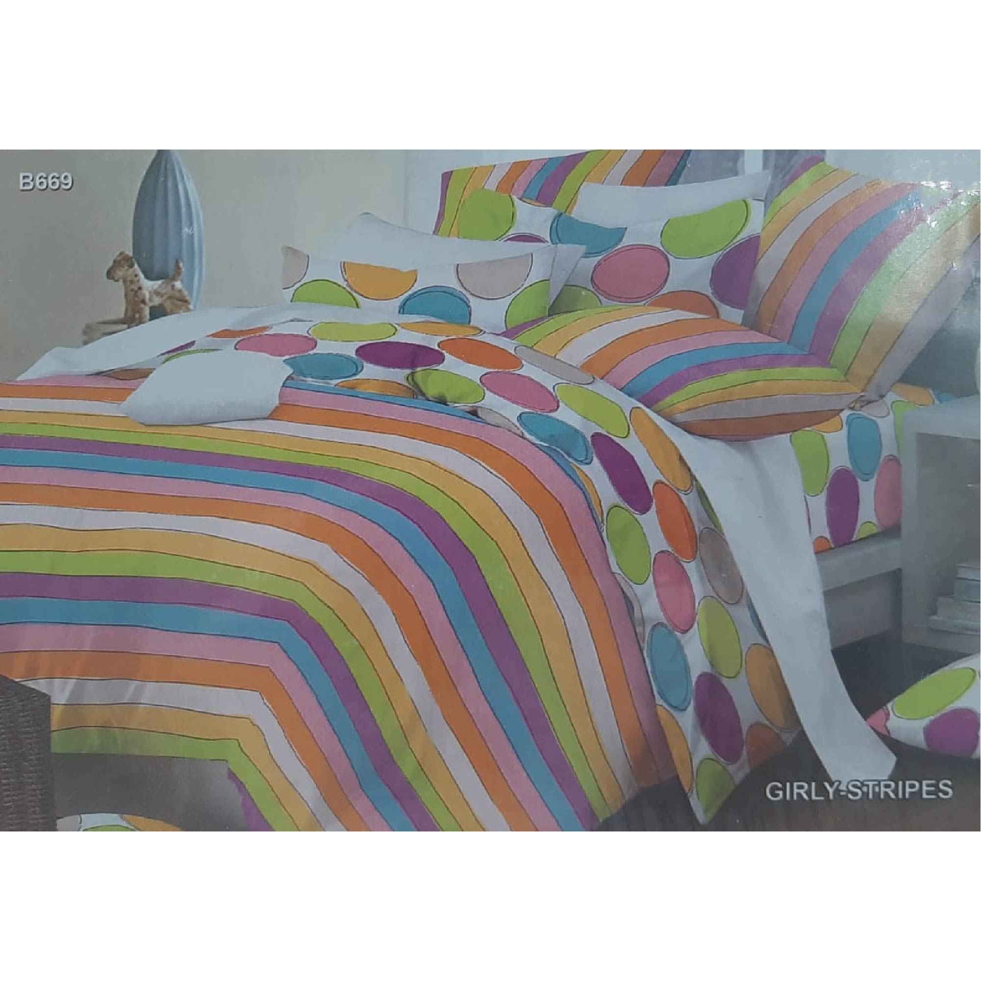 Windsor Rainbow Luxury Bed Linen Collection Single, WIN-8391Rainbow