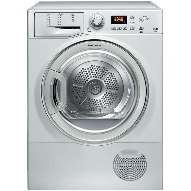 ARISTON TUMBLE FRONT LOAD DRYER WITH CONDENSER, 9KG, TCF97B6XX1 - Silver
