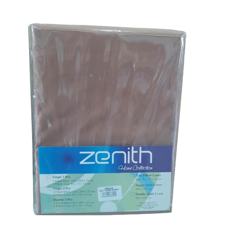 Zenith Brown Quilt Cover Double, ZEN-3010BR
