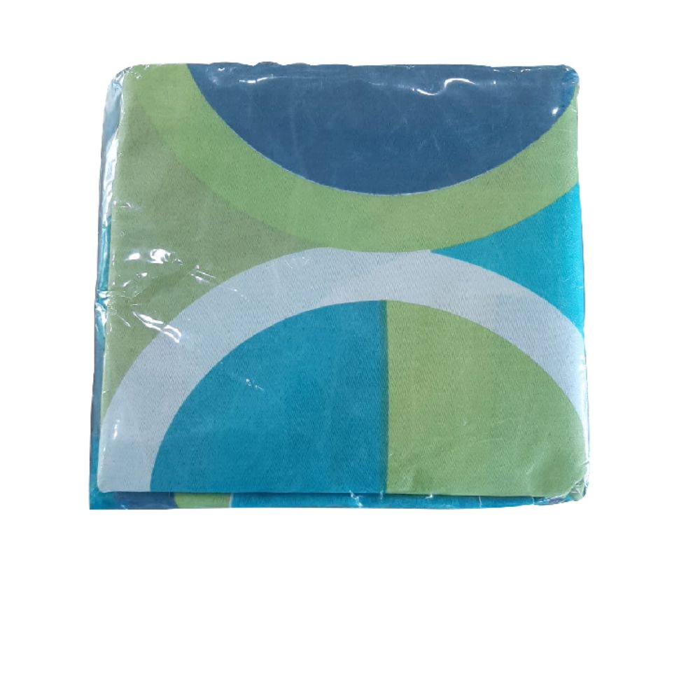 Zenith White/Light Green/Blue Pillow Case Printed 2 Pcs, ZEN-0308WLGRBL