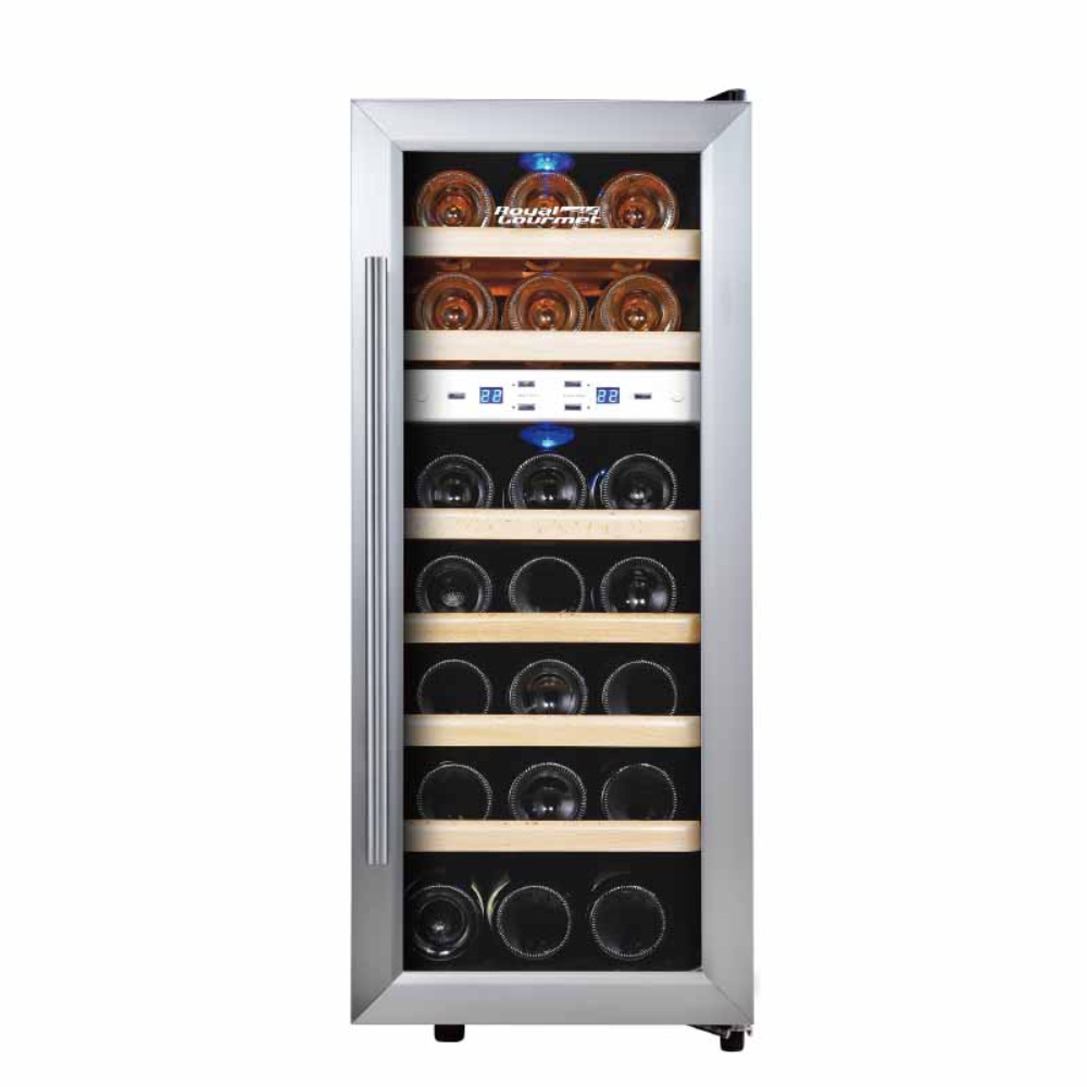 Royal Gourmet Thermoelectric Wood  Wine Cooler, WC21DZS