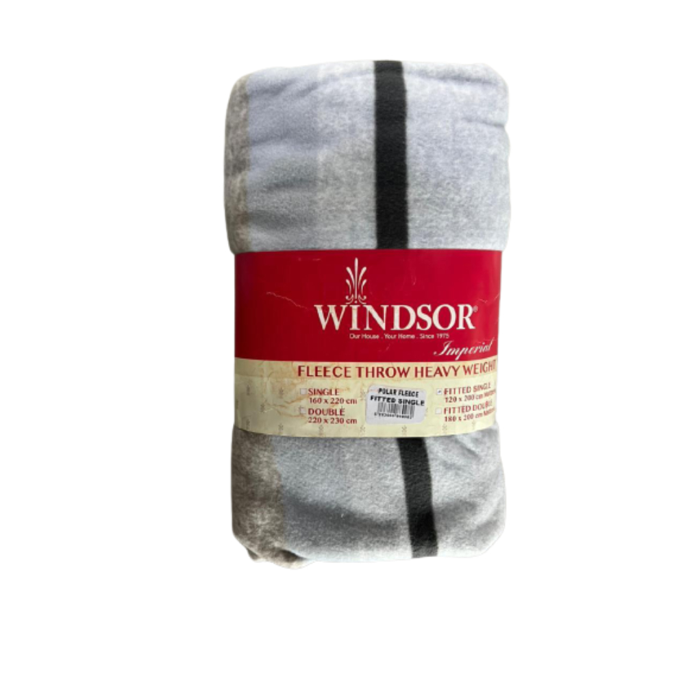 Windsor, Promo Polar Fleece Fitted Sheet Single (Beige), PRM-9982BG