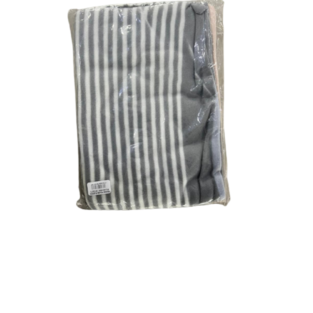 Windsor, Pillow Case Polar Fleece Printed (White & LIght Grey), WIN-5778WLG