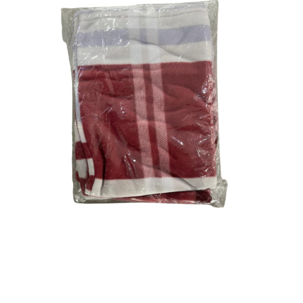Windsor, Pillow Case Polar Fleece Printed (White & Red), WIN-5778WR
