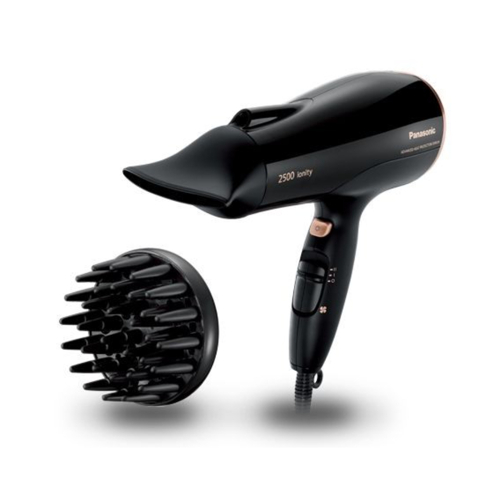 Panasonic Electric Hair Dryer, 2500W, Smart Care Heat Protection Sensor, Ion Conditioning For Shiny Hair, EHNE84K615