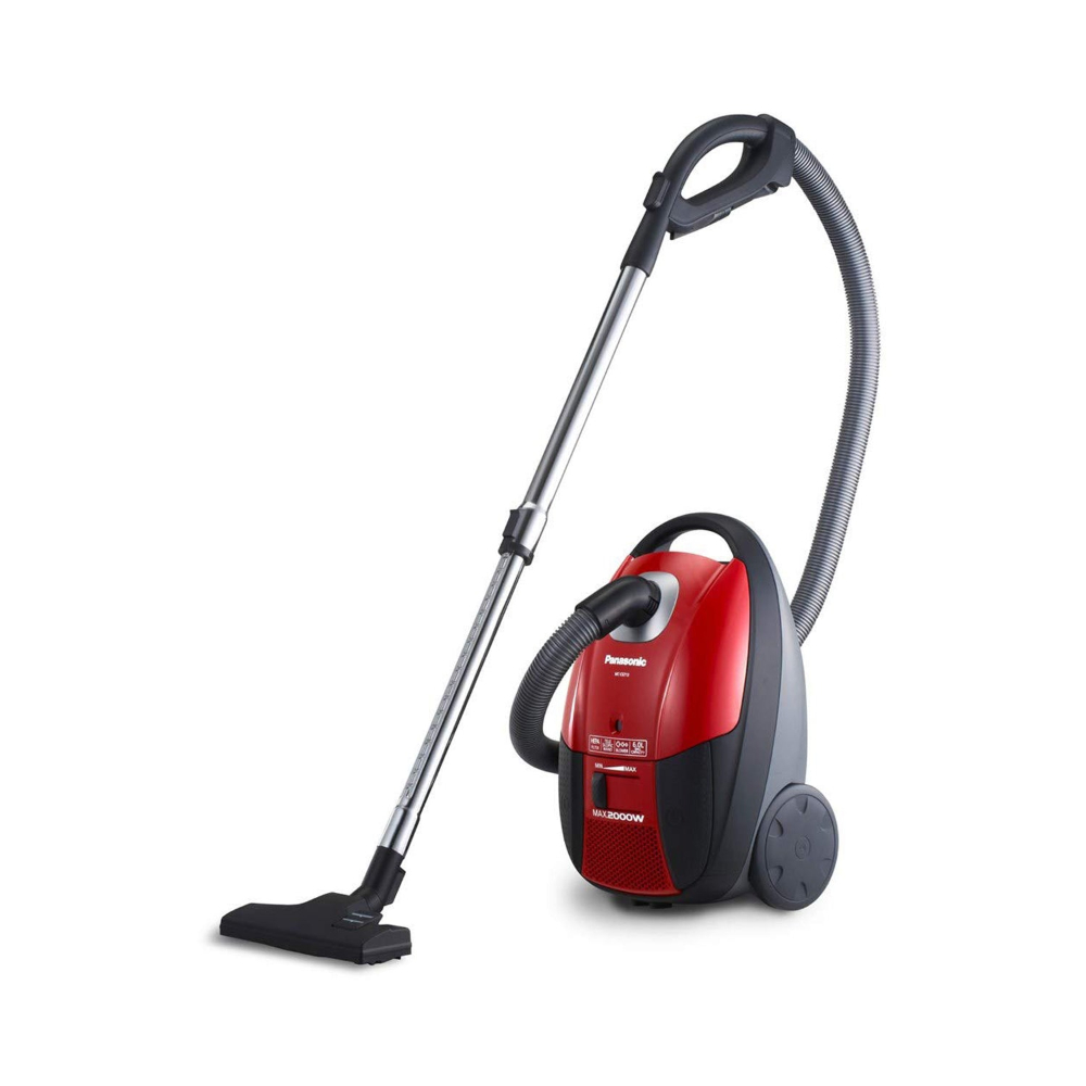 Panasonic Vacuum Cleaner, 2000W, 6L Dust Bag Capacity, Long Reach Total 8M, Red, CG713R149