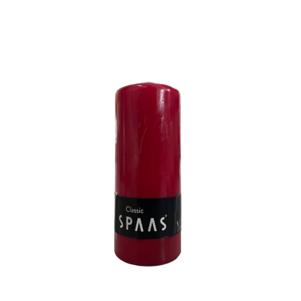 Candle Spaas Cyl 80x200 Rouge, 073201A-013