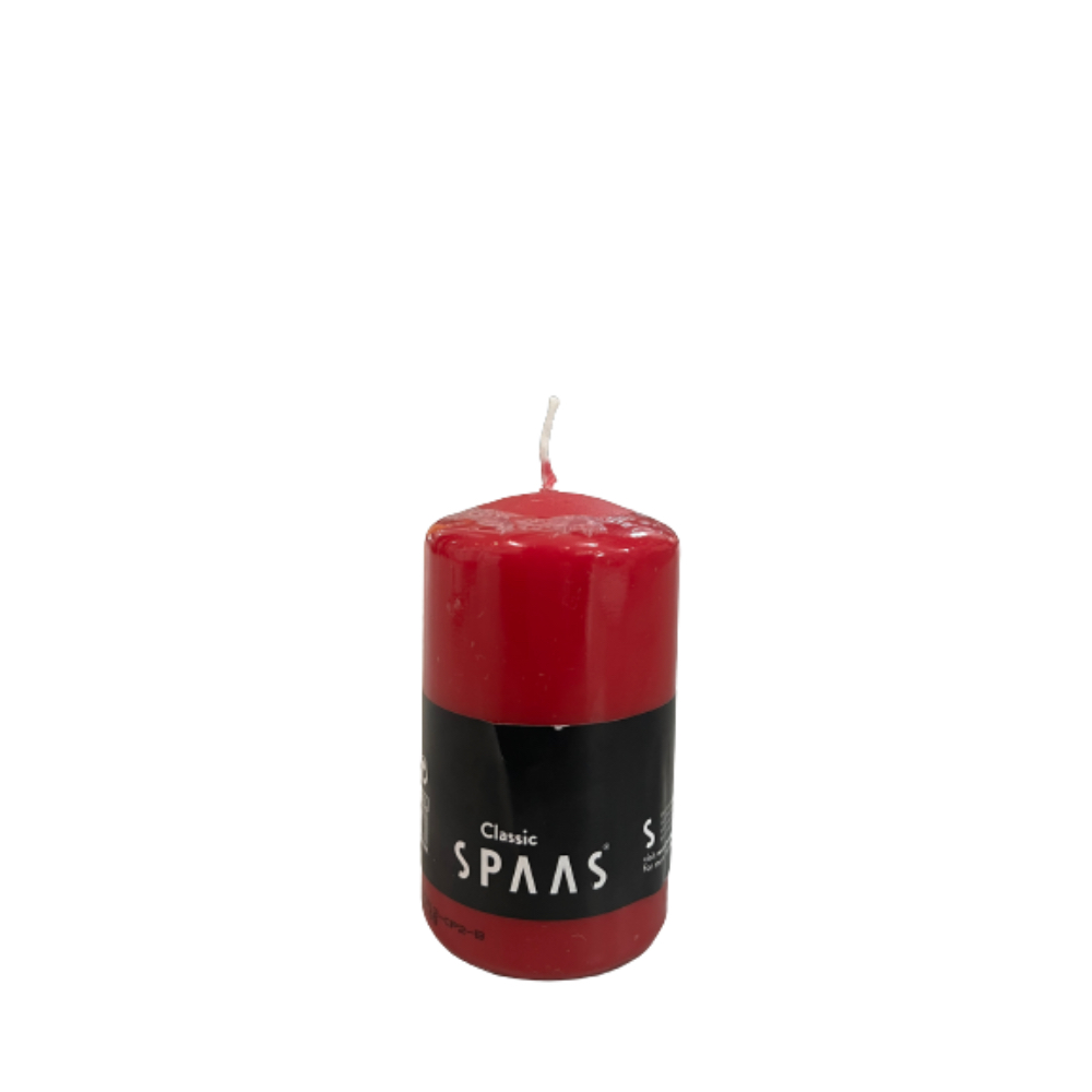 Candle Spaas Cyl 60x100 Rouge, 053001-013
