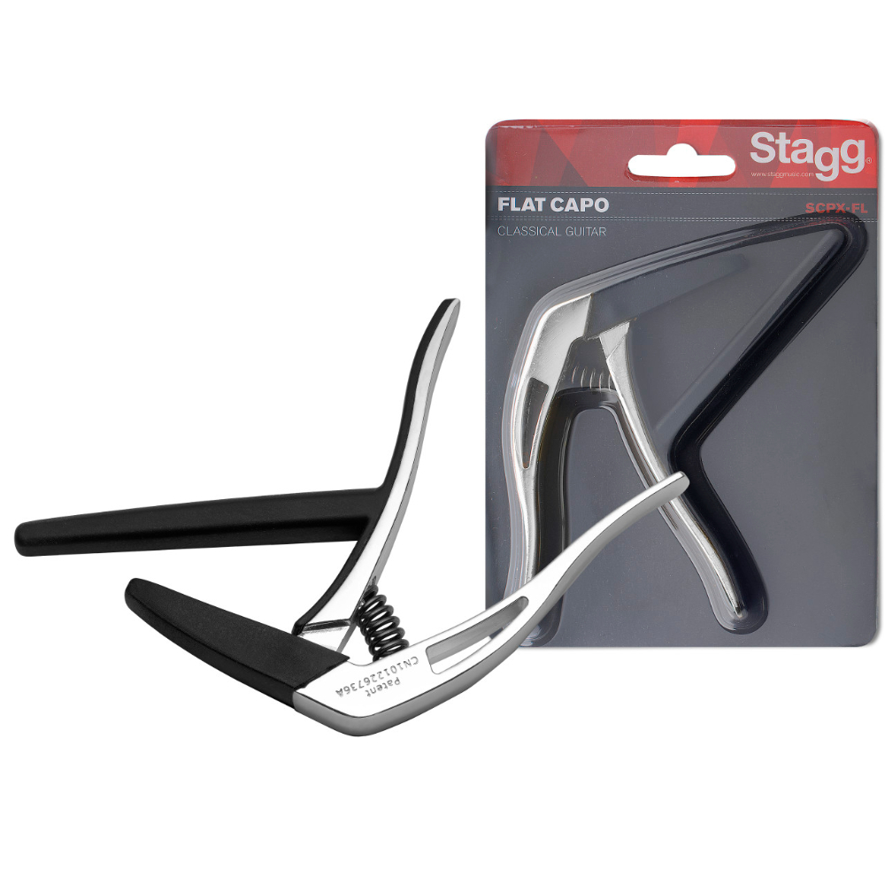 Stagg Flat Trigger Capo-Class, SCPX-FLCR