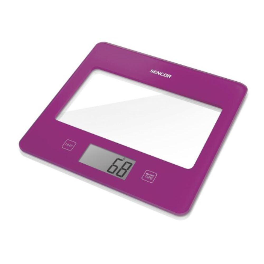 Sencor Kitchen Scale Touch Control Lcd Display Viloet, SKS5025VT