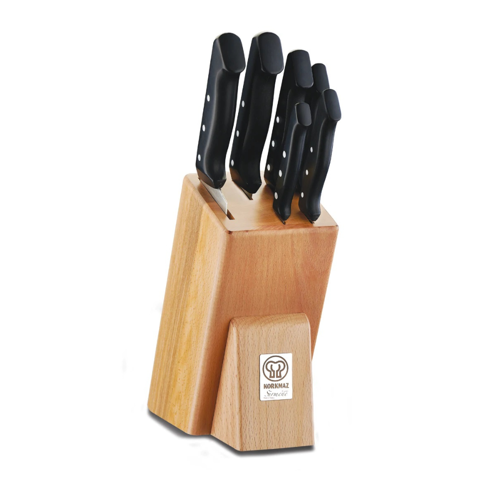 Korkomaz A5501 Surmene Chef 7 Pcs Knife Set, KOR-A5501