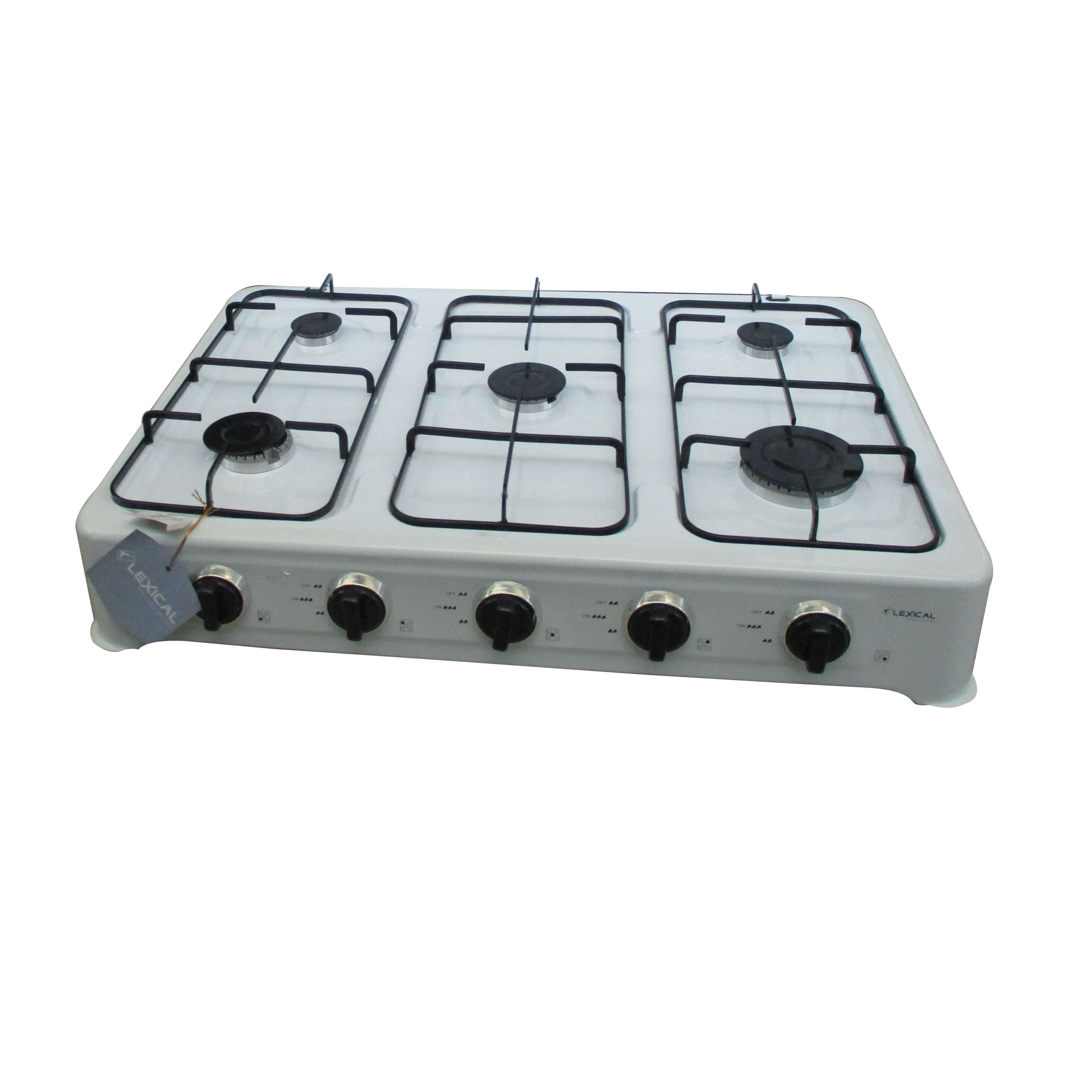 Lexical Gas Stove Table Top 5 Burners, SK350