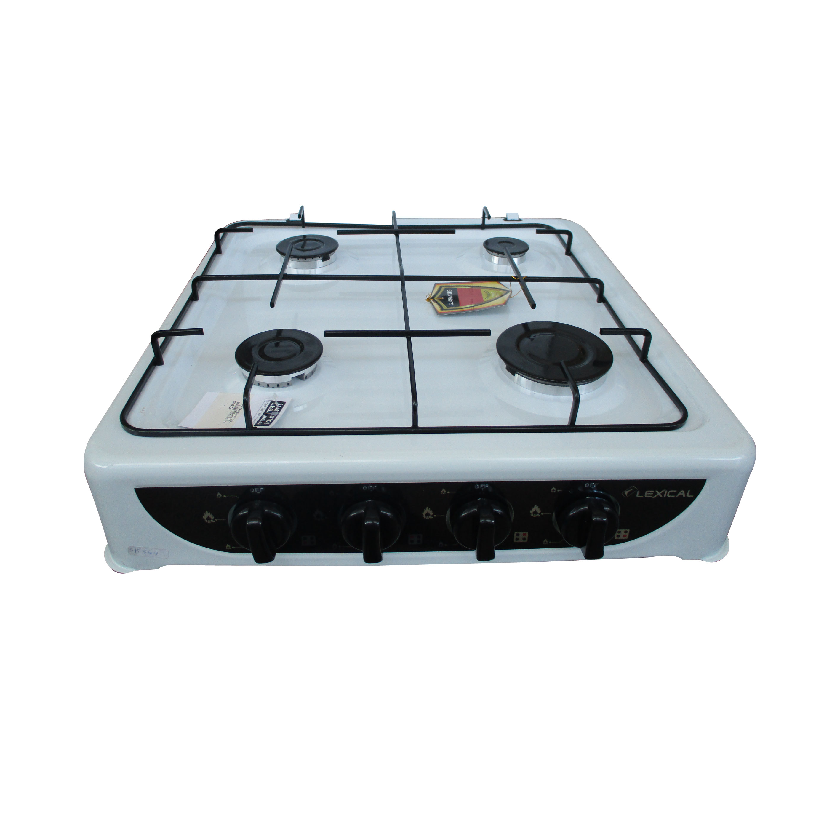 Lexical Gas Stove Table Top 4 Burners White, SK354