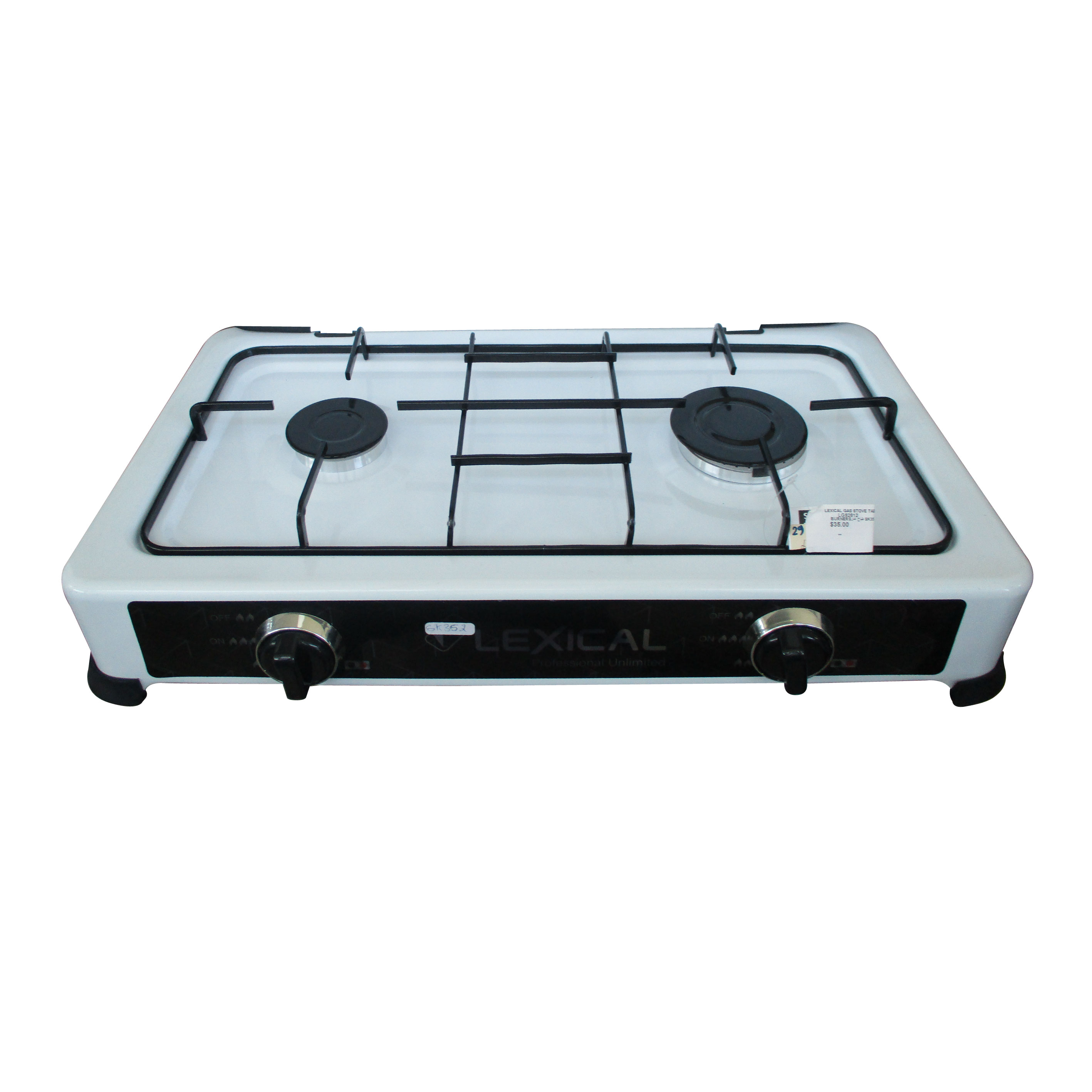 Lexical Gas Stove Table Top 2 Burners, SK352