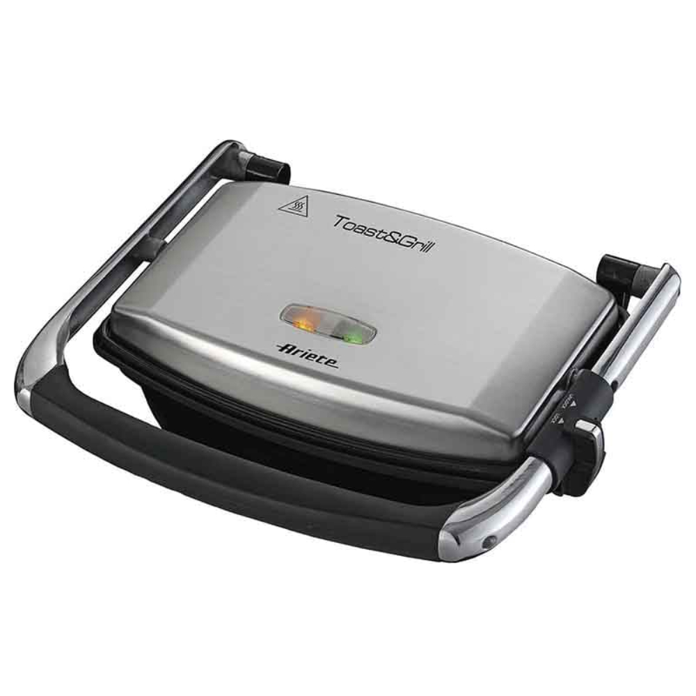 Ariete Contact Grill Chrome, 1000W, 1911